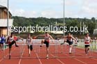 Mens under-20s 110 metres hurdles, EAP International Combined Events, Hexham Northumberland. Photo: David T. Hewitson/Sports for All Pics